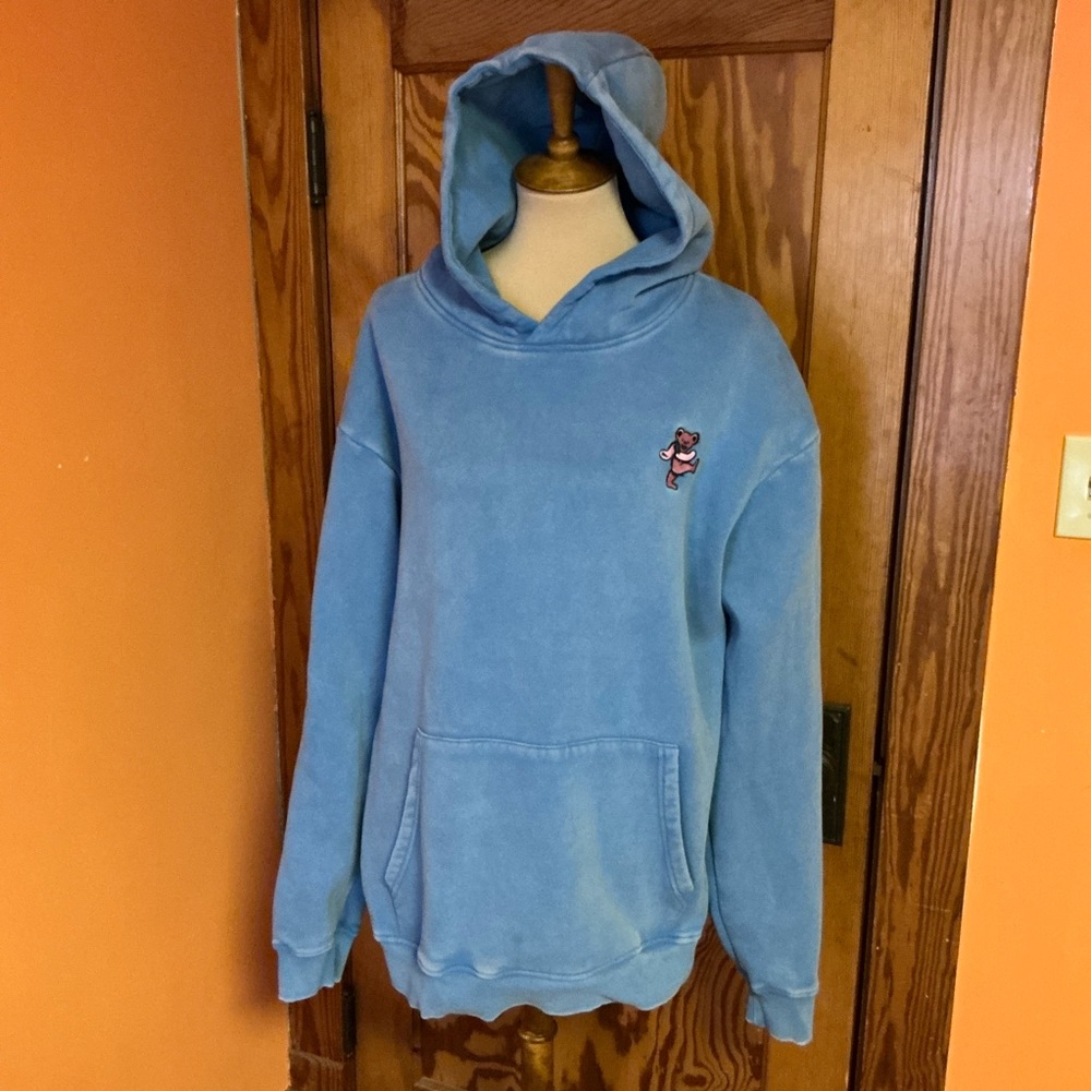 Section 119 Grateful Dead Hoodie XXL Blue Dancing Bear Deadhead Sweatshirt - Picture 7 of 16